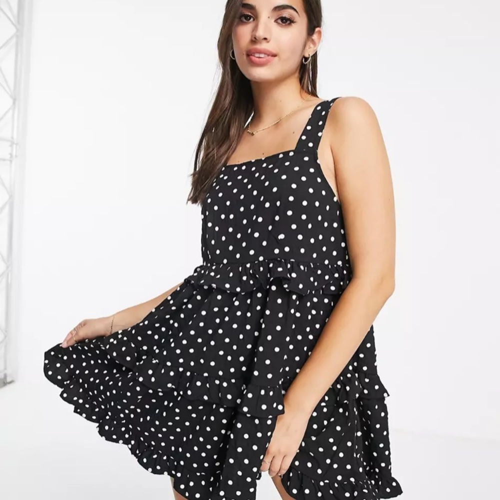 ASOS | mini dress | polka dots